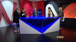 Roberto Rodríguez Tejera durante la emisión de "Prohibido Callarse" sobre Venezuela