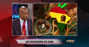 El sociólogo y analista político, Andrés Alburquerque, durante el programa "Prohibido callarse" dedicado a los rastafaris, un nuevo movimiento cultural en Cuba