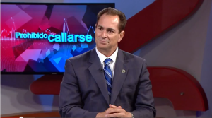 El alcalde de Sweetwater, José Díaz, durante su intervención en "Prohibido callarse"