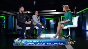 María Elvira Salazar entrevista a los "Pichy Boys" en Mira TV