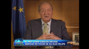 El Rey de España, Juan Carlos I, se dirige a todos los españoles en un mensaje institucional