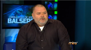 Jorge del Río León es un balsero que llegó a las costas de Florida en 1994. Es licenciado en Geografía y da asesoría en Medio Ambiente.