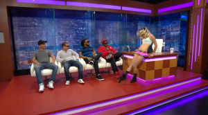 Los confidenciales durante la entrevista en "El show de Alexis Valdés"