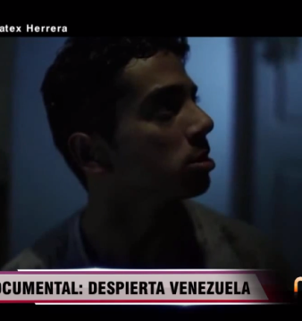 Captura de una secuencia del documental "Despierta Venezuela"