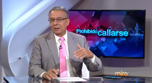 Roberto Rodríguez Tejera durante la emisión de "Prohibido callarse" en Mira TV