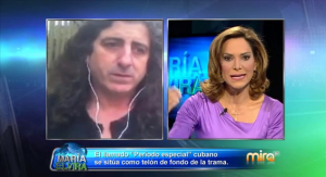 María Elvira Salazar conversa con Lilo Vilaplana, director de "La muerte del gato"