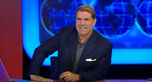 Rick Sánchez durante la emisión de su programa en Mira TV