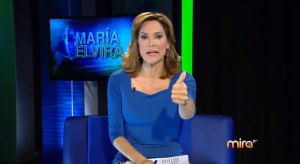 María Elvira Salazar presenta su espacio en Mira TV