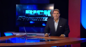 Rick Sánchez durante su programa en Mira TV