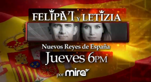 Felipe y Letizia: Nuevos Reyes de España, especial en Mira TV este jueves a las 6pm