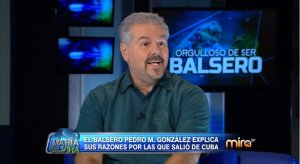 Pedro González es un balsero que estuvo en la base naval de Guantánamo