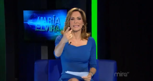María Elvira Salazar presenta su espacio en Mira TV.