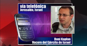 Roni Kaplan, portavoz del ejército de Israel, durante su intervención en "Prohibido callarse"