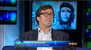 Martín Guevara durante su intervención en Mira TV.