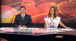 Freddy Machado y Mariana Carlés presentan "Noticias 18" en Mira TV