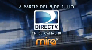 Mira TV se puede ver en el canal 18 de DirecTV en el condado de Miami-Dade.