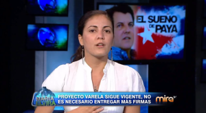 Rosa María Payá durante su intervención en "María Elvira"