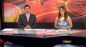 Freddy Machado y Mariana Carlés presentan "Noticias 18" en Mira TV