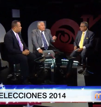 Roberto Rodríguez Tejera durante la emisión del programa especial de "Elecciones 2014"
