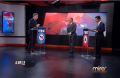 Joe García y Carlos Curbelo durante el debate celebrado este martes en Mira TV.