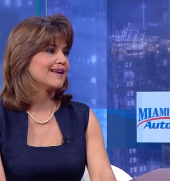 La candidata demócrata Annette Taddeo durante su intervención en "El show de Alexis Valdés"
